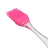 Unique Bargains Basting Brush 20g Small Crystal Handle Brush Color Block Dishwasher Safe Silicone PP 6.89"x1.26" 1Pcs - 4 of 4