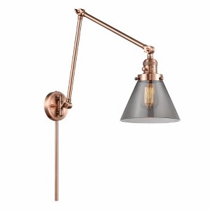 Cone - 1 Light Swing Arm Wall Sconce In Industrial Style-30 Inches Tall and 8 Inches Wide - 1 of 1