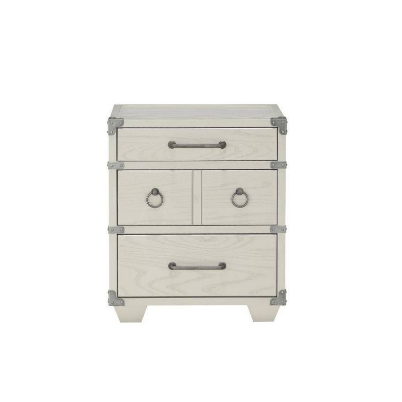 22&#34; Orchest 3 Drawer Nightstand Gray - Acme Furniture, 4 of 7