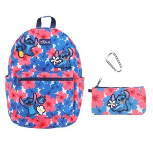 Stitch Hibiscus AOP 16" Travel Backpack - 1 of 4