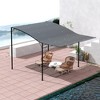 Outsunny 10' x 8' Outdoor Pergola and Patio Gazebo, Extendable Side Awning, Sun Shade Shelter for Garden, Camper, Deck, Doors and Windows - 2 of 4