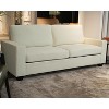 83 Inch Modern Sofa, 3 Seater, Corduroy, Beige - 4 of 4
