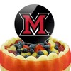 Miami University RedHawks Logo Acrylic Cake Topper Party Decoration for Wedding Anniversary Birthday Graduation - 4 of 4