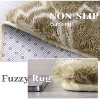 Coucheta Fluffy Shag Runner Rug, Non-Slip Plush Area Rug, Ultra Soft Hallway Carpet for Living Room Bedroom, Machine Washable,  Multi-Color & Size - 4 of 4