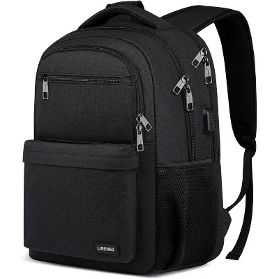 Paaaawaters School Backpack for Teen Boys Mens, 15.6 Inch Laptop Backpack with USB Charging Port