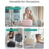 Toiletry Bag for Women, Travel Makeup Bag, Wide-open Portable Make Up Bag Organizer - 2 of 4