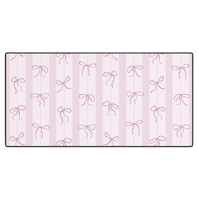 marufemia Coquette pink bows Desk Mat