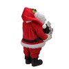 Northlight 12" Red and White Santa Claus with Arms Full of Tootsie Rolls Christmas Tabletop Decoration - 4 of 4