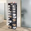 YIYIBYUS Modern 10 Tier Free Standing Vertical Shoe Rack Organizer - 2 of 4