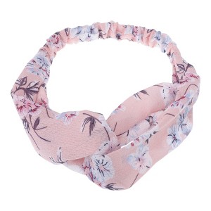 Unique Bargains Women's Fashion Phalaenopsis Pattern Elastic Hairband 1 Pc - 1 of 4