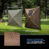 Clam Quick-Set Wind and Sun Panel Attachment for Escape Sport Screen Shelter Canopy Tent with Carrying Bag, Accessory Only, Brown (6 Pack) - 3 of 4