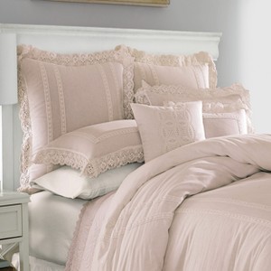 Full/Queen Pink Annabella Duvet Cover Set - Stone Cottage