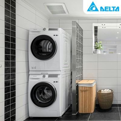 Delta Breez White Adjustable Speed Ceiling Mount Exhaust Fan