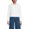 Lands' End Women's Easy Care Shirt with Removable Bow - 4 of 4