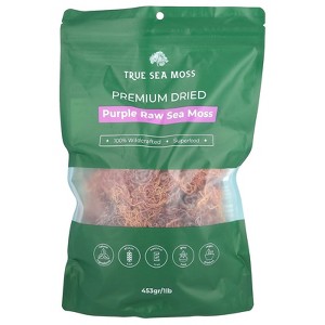 True Sea Moss Purple Raw Sea Moss , 1 lb (453 g) - 1 of 2