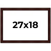 PosterPalooza | Distressed Brown Picture Frame - UV Acrylic, Backing Board, Hanging Hardware Included - 2 of 4