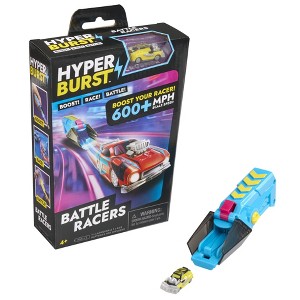 Hyper Burst Battle Racers Yellow Crusher Car and Launcher - 1 of 4