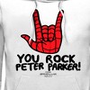 Men's Marvel Spider-Man: No Way Home You Rock Peter Parker Pull Over Hoodie  - White - 2X Large