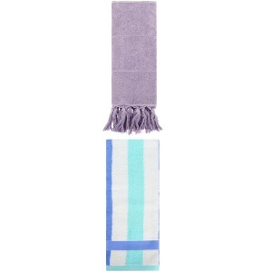 REGALWOVEN 2 Packs Cotton Absorbent Soft Decorative Bathroom Hand Towel for Kitchen - 1 of 4