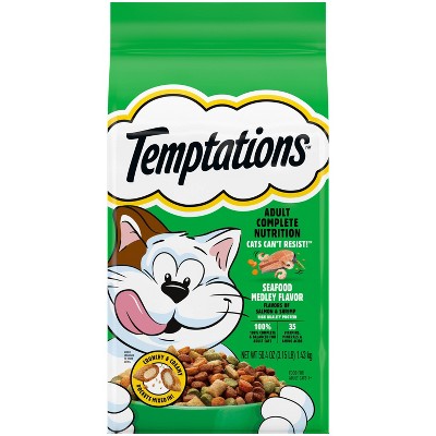 Temptations Medley Seafood Flavor Dry Cat Food