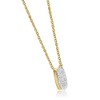 Pompeii3 1/4 Ct Diamond Cushion Shape Pendant Lab Created Yellow Gold Women's Necklace - 2 of 4