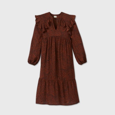a new day burgundy dress