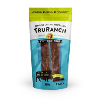 TruRanch Gullet Chews Beef Dog Treats - 2ct