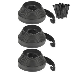 Unique Bargains Outdoor Plastic Garden Edging - 1 of 4