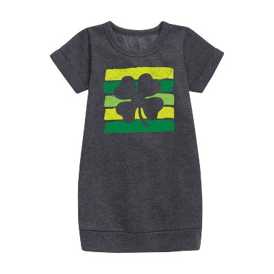 Girls Mix And Match Short Sleeve St. Patrick's Day Print Knit Everyday Dress 3044645 1095