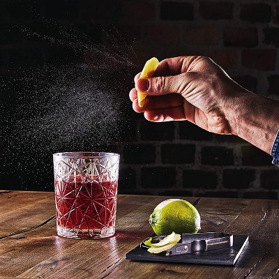 Bormioli Rocco Clear Glass 13.5 oz Whiskey Tumblers Set of 4