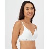 Hanes Originals Women's Contour Bra, Moisture-Wicking Stretch Cotton - 2 of 4