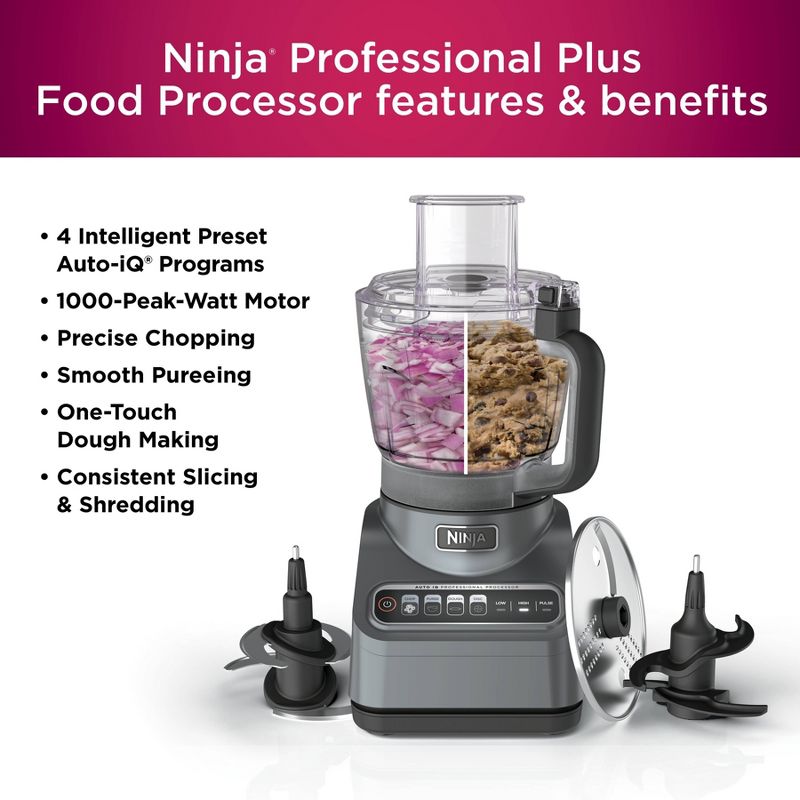 Ninja Professional 850W 9-Cup Food Processor - BN601, 6 of 14