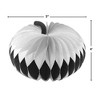 Briarwood Lane Black White Pumpkin Honeycomb - Small Magnetic Paper Decor - 3 x 5 - 2 of 4