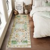 Vintage Rug Washable Rug Indoor Soft Faux Wool Living Room Rug - 2 of 4