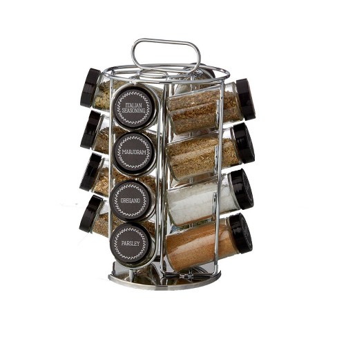 Kamenstein 16pc Jar Montauk Revolving Spice Rack Target