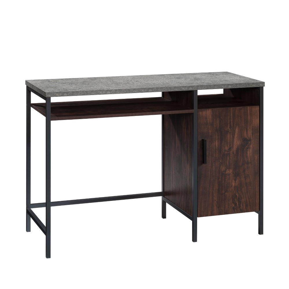 Sauder Market Commons Desk Rich Walnut