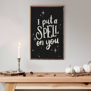 Kendrick Home Sophisticated Spooky III Spell Wall Art Black By Becky Thorns - 1 of 4
