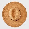 Straw Panama Hat - Universal Thread™ - image 3 of 4