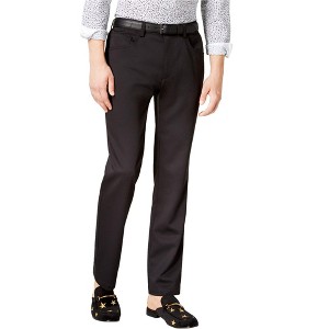 I.N.C International Concepts Mens Shiny Stretch Casual Trouser Pants, Black, 32W x 32L - 1 of 1