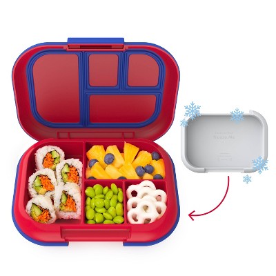 Bentgo Kids Durable & Leak Proof Rocket Children's Lunch Box - Red