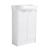 Okak 16.8In/23In Bathroom Vanity with Sink, Wall Mounted Bathroom Sink Cabinet with 1 Soft-Closing Cabinet Door for Bathroom - 4 of 4