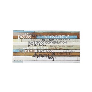 The Lakeside Collection Indoor/Outdoor Rules Collection - Patio Double Seat Cushion - 1 of 4