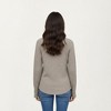 Anna-Kaci Women's Long Sleeve Ribbed Knit Top with Button Front Detail and Curved Hem - 2 of 4