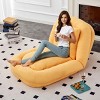 Folding Teddy Lounge Chair with 5 Adjustable Positions for Floor Gaming,Reading or Meditation-Cuddlewood - 3 of 4