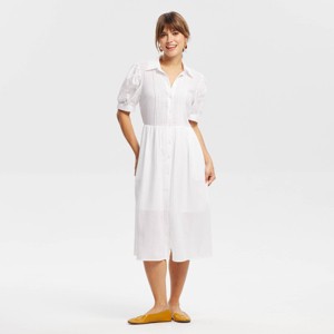 knee length dresses for ladies Blossom Meadow Cotton Dress main image 0