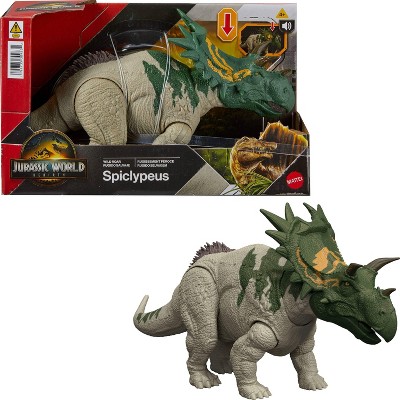Jurassic World Rebirth Wild Roar Spiclypeus Dinosaur Toy, Tail Controlled Attack Chomp & Sound