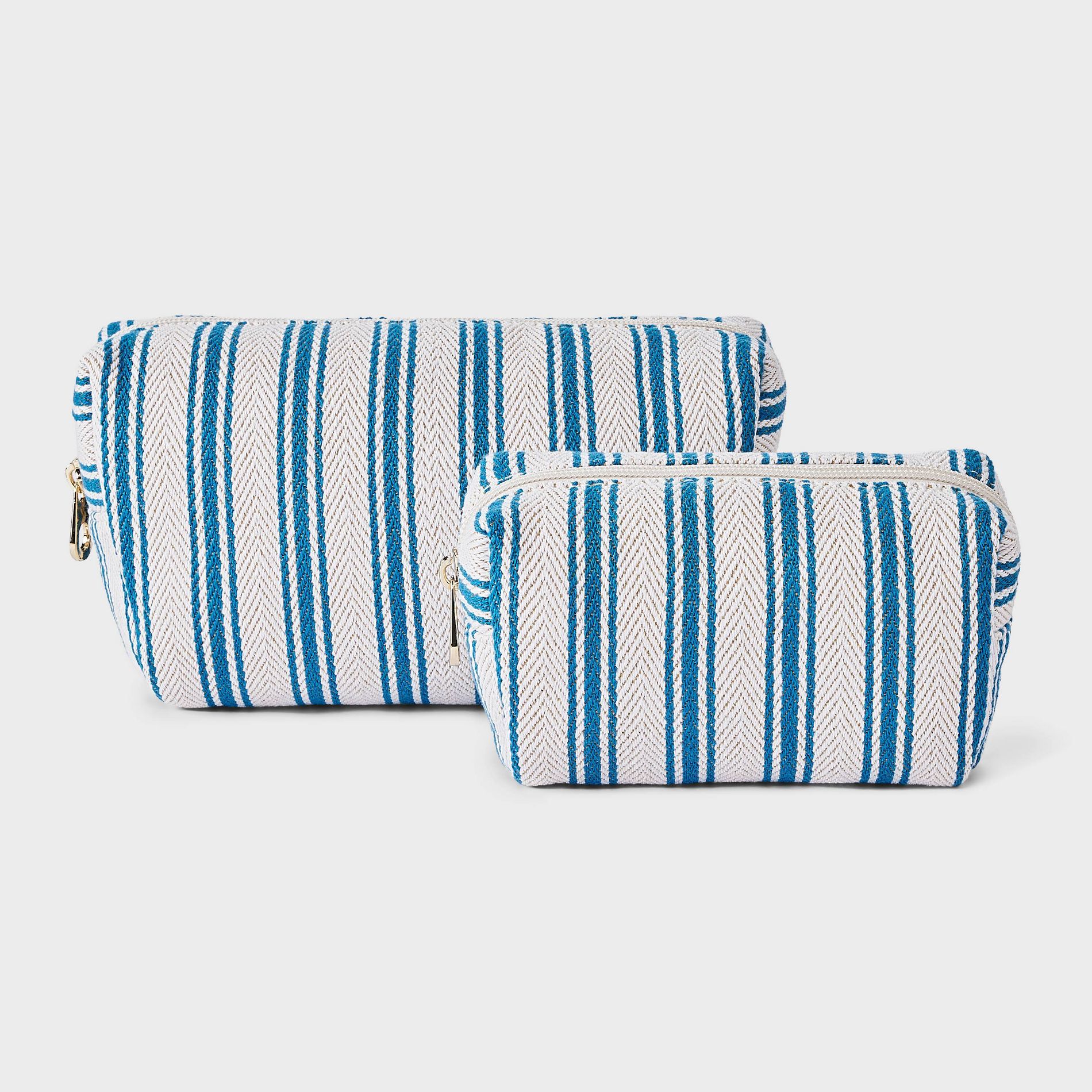 Linen Cosmetic Pouch 2pc Set - Universal Thread™