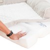 Armarkat D07B Medium Bolstered Pet Bed Cushion With Memory Foam, Ivory & Beige  - 2 of 4