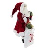 Roman 18.0 Inch Santa With Message Bag Believe Magic Figurines - 2 of 3