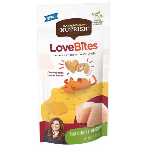 Rustik røgelse opføre sig Rachael Ray Nutrish Lovebites Chicken Crunchy Cat Treats : Target